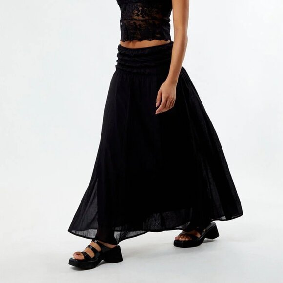 Pacsun LA Hearts Cotton Bohemian Maxi Skirt Size Large - Picture 1 of 7